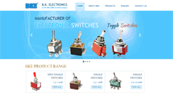 Desktop Screenshot of bketoggleswitches.com